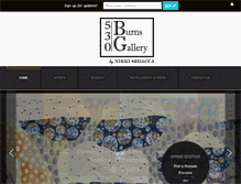 Tablet Screenshot of 530burnsgallery.com